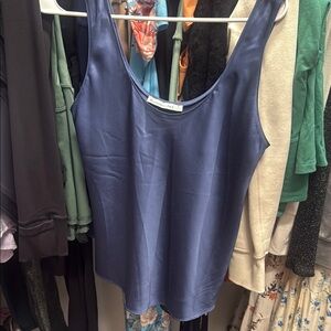 Sleek Blue Women's Tank Top